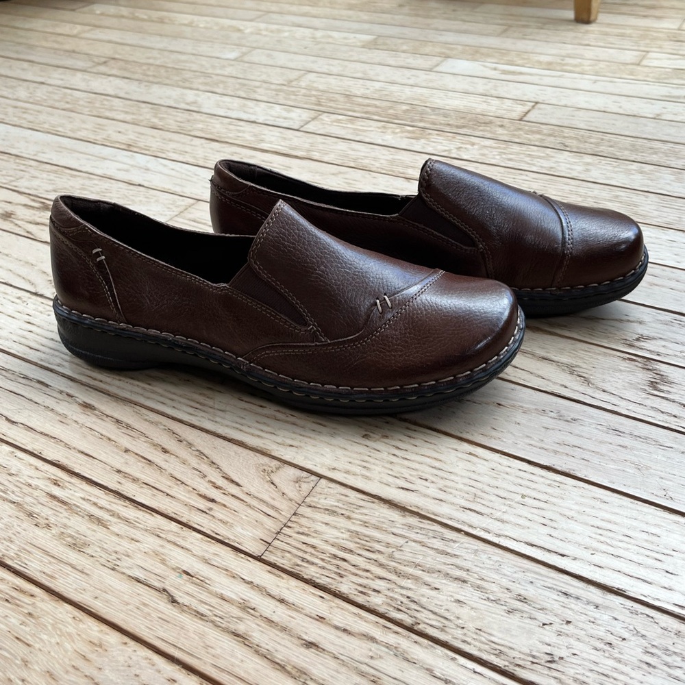 CBASS LEATHER SLIP ON CASUAL LOAFERS SHOES
